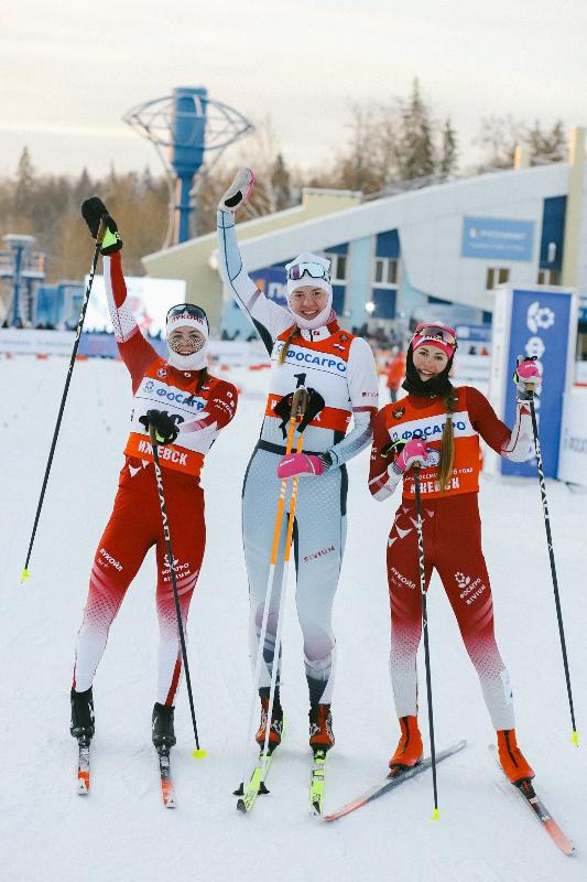 Наталья Крамаренко победительница спринта на 4-м этапе ФосАгро Кубок России по лыжным гонкам в Ижевске!