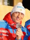 Александр Легков финиширует третьим в Холменколлене!