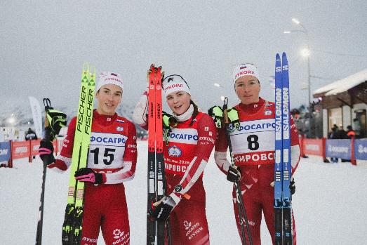 Анастасия Фалеева – победительница спринта на первом этапе Фосагро Кубок России по лыжным гонкам. Анастасия Фалеева – победительница спринта на первом этапе Фосагро Кубок России по лыжным гонкам.