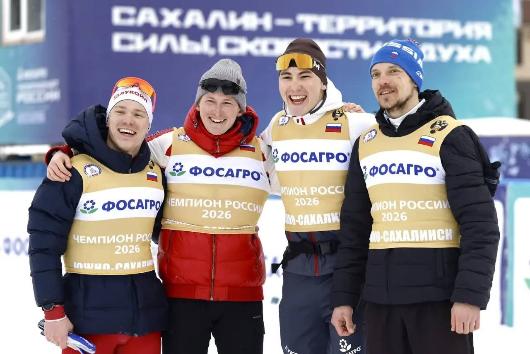 Команда Республики Татарстан - чемпионы России в эстафете 4×7.5 км!