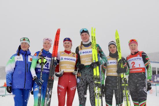 Екатерина Евтягина и Наталья Крамаренко - чемпионки России в командном спринте!